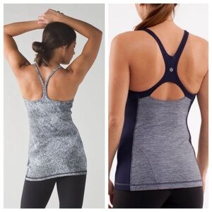 TWO Lululemon Tank Sports Bra Tops Size 10 Yoga Athleisure Run Gym Yoga.    2/22